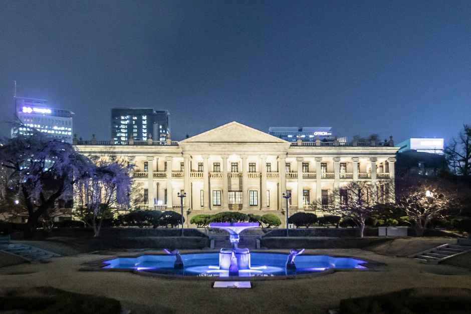 덕수궁 밤의 석조전 사진